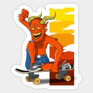 Skate Devil Sticker